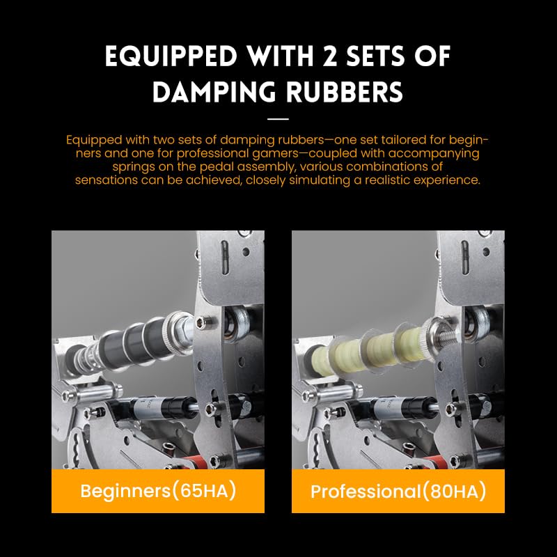 SIMJACK PRO Pedals Sim Racing Pedals PC Racing Simulator